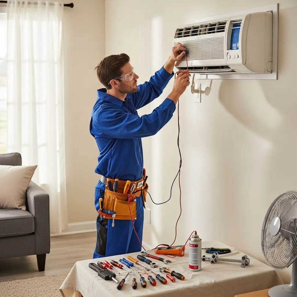 Kızılcahamam Termoteknik Termoteknik klima gaz dolumu ve bakım – Enerji verimliliği artırıldı. - Teknik servis örneği